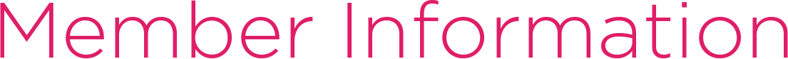 Member Information